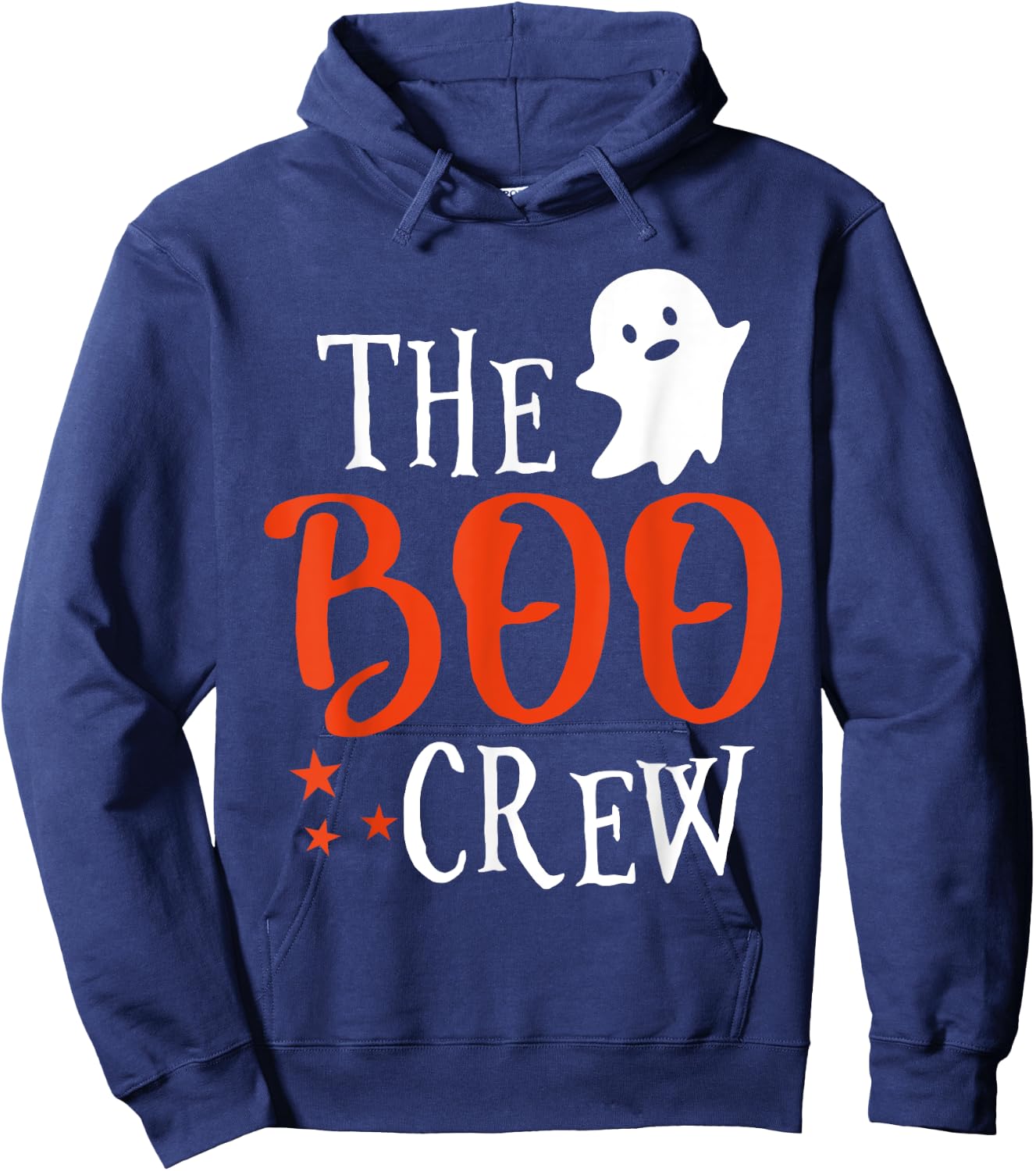 The Boo Crew Shirt - Scary Cute Ghost Halloween Hoodie - Hoodie | Navy