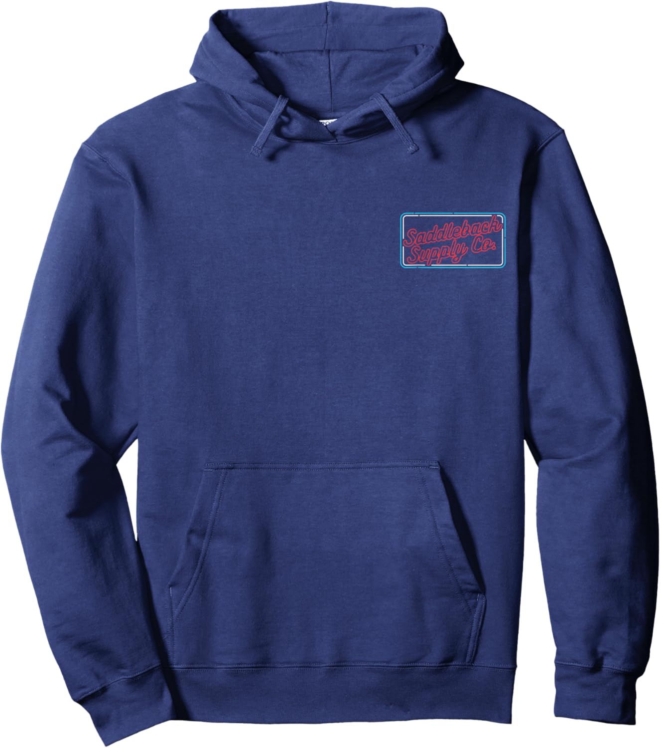 Saddleback Neon Lights Logo Lightweight Graphic Hoodie - Hoodie | Navy