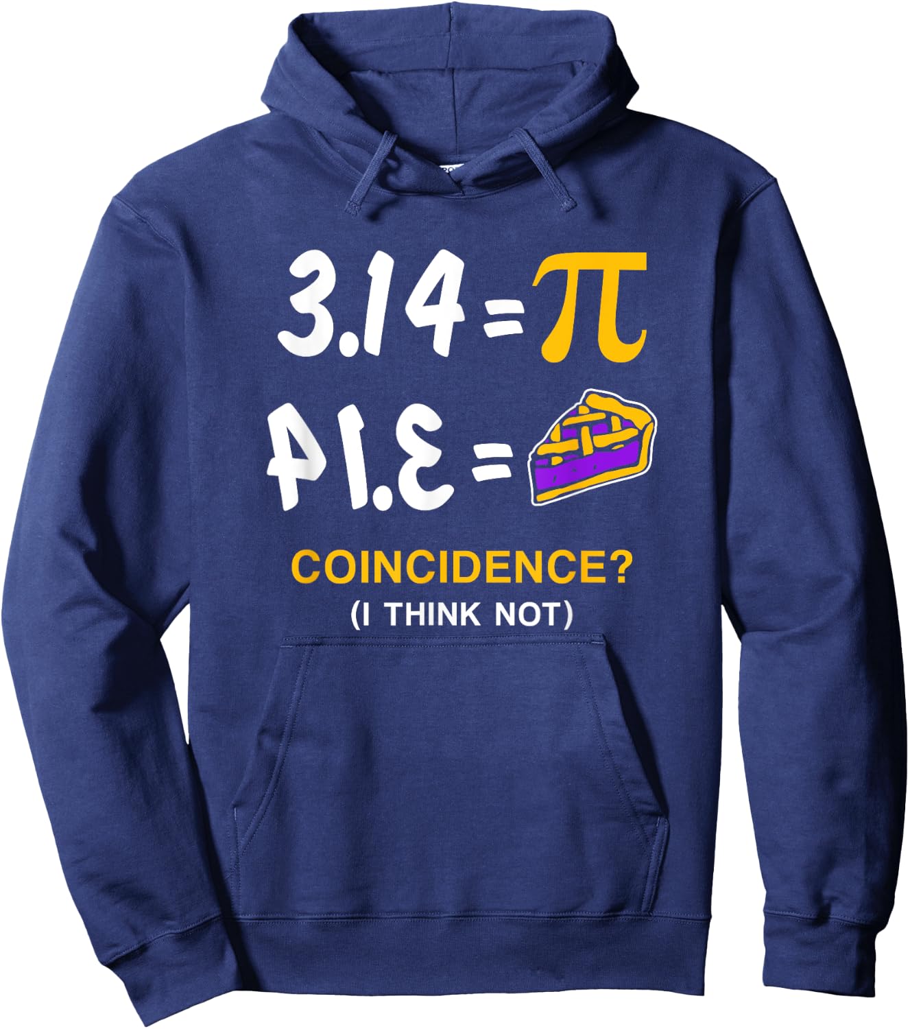 Pie Pi Day Gift Hoodie - Hoodie | Navy