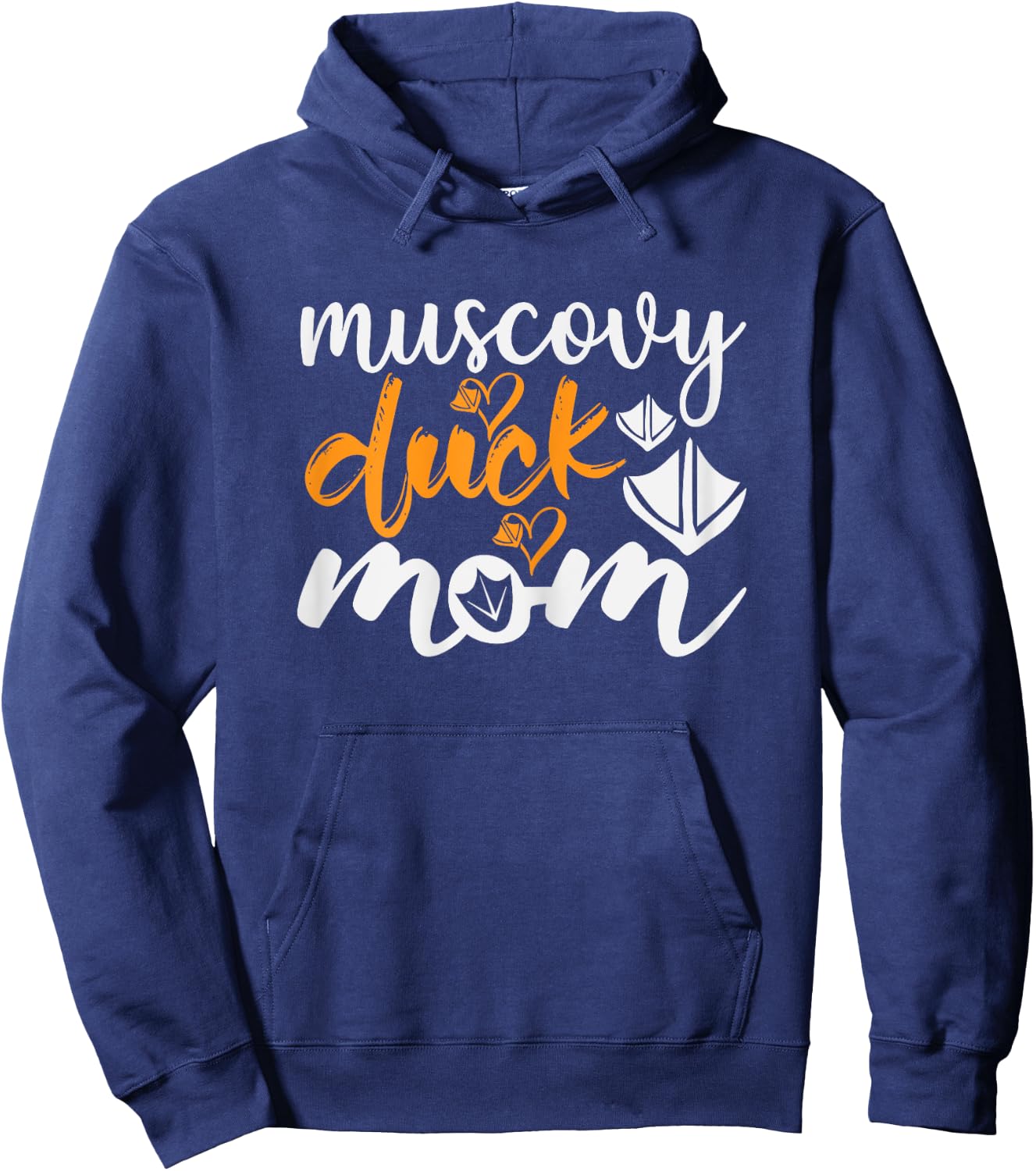 Muscovy Duck Mom - Funny Muscovy Duck Lover Hoodie - Hoodie | Navy