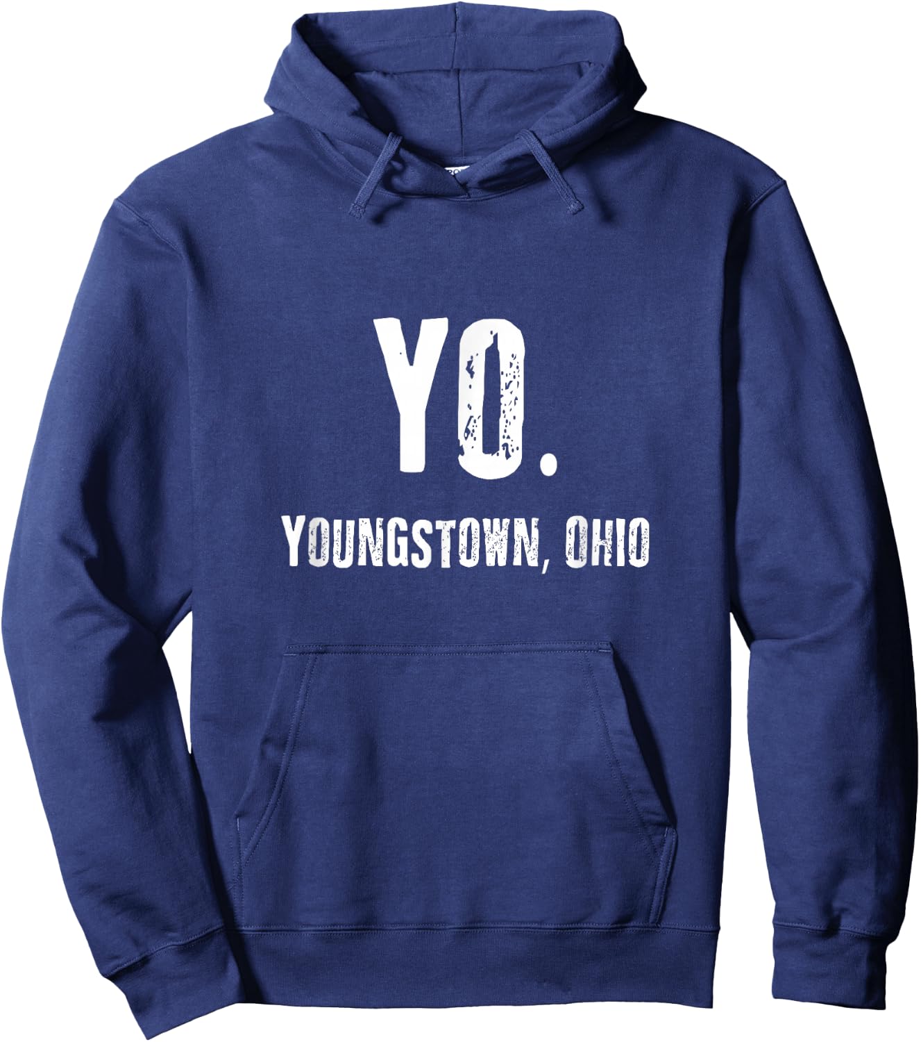YO. Youngstown, Ohio. Midwest City Hoodie - Hoodie | Navy