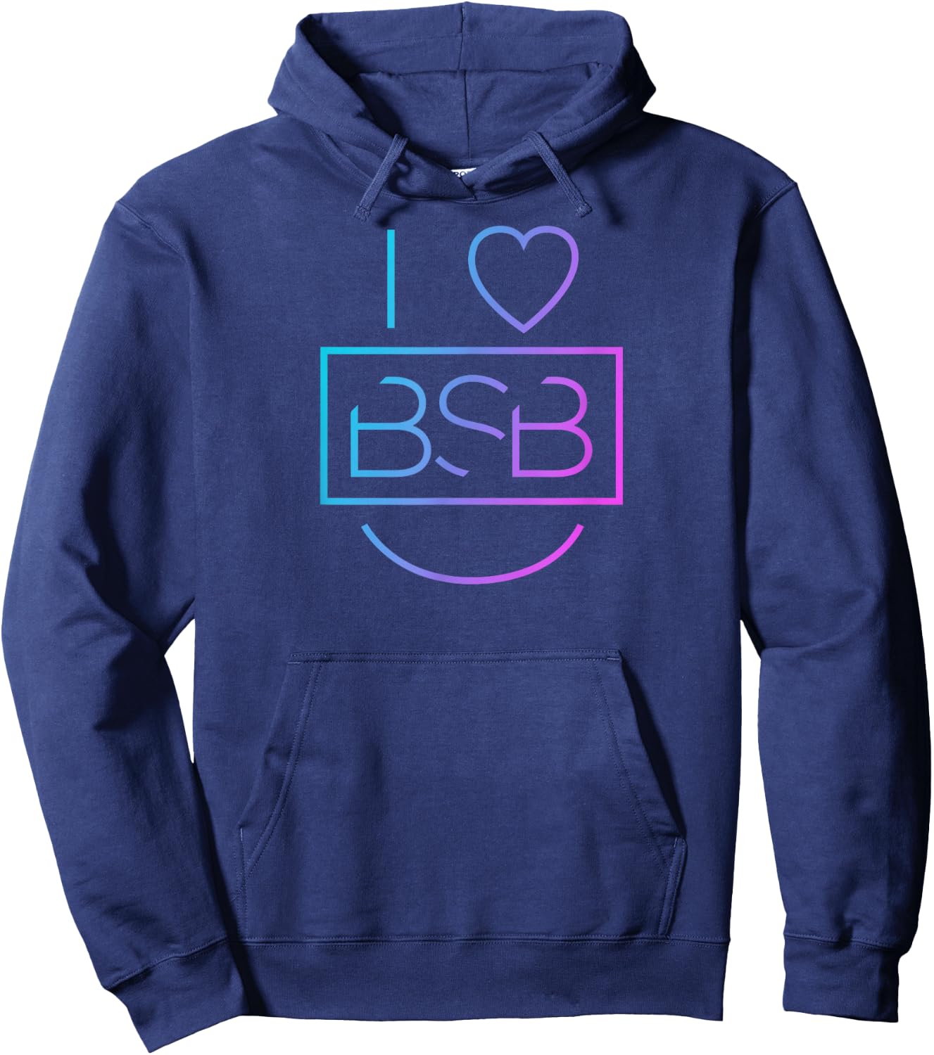 Backstreet Boys - I Heart BSB Hoodie - Hoodie | Navy