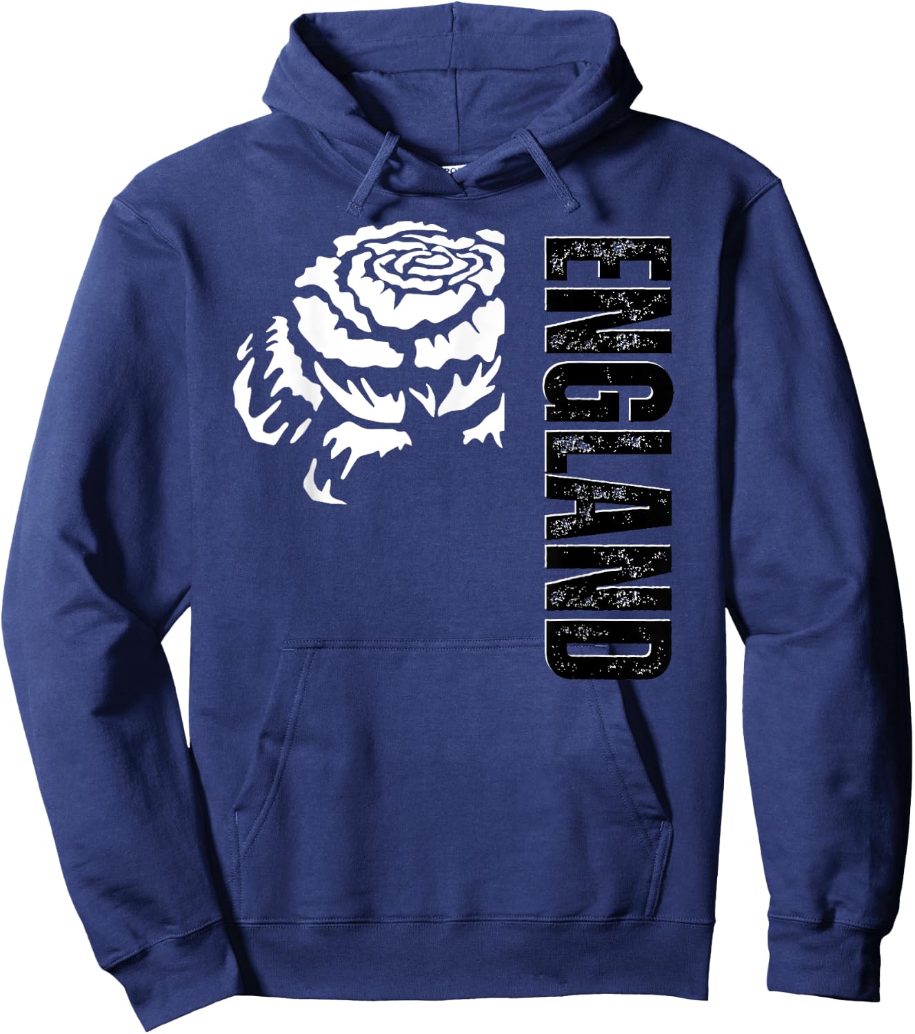 England Rugby Rose Hoodie - Hoodie | Navy