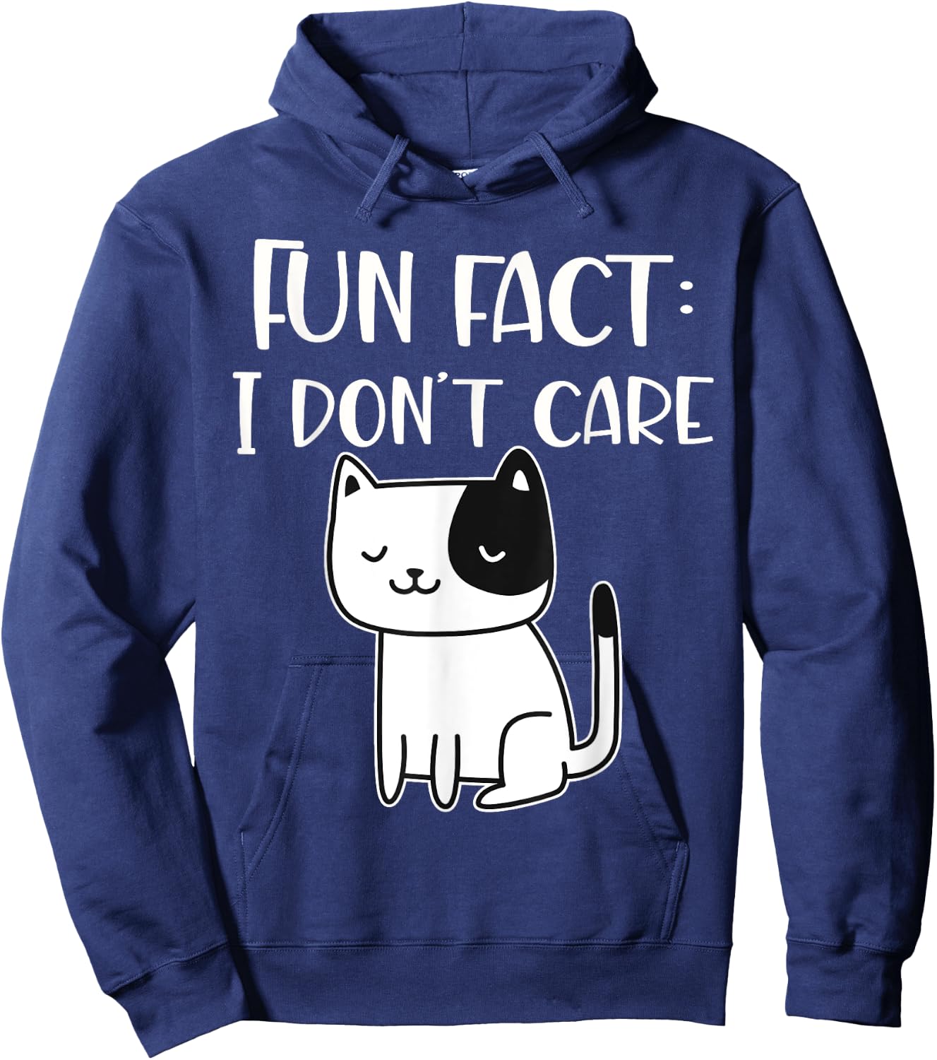Fun fact I don't care Hoodie - Hoodie | Navy