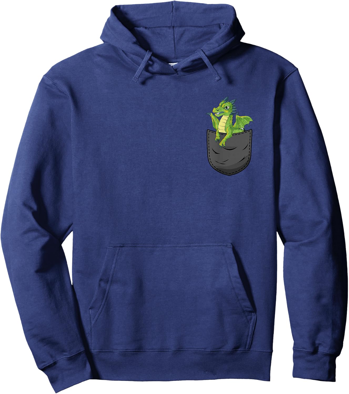 Dragon Pocket Hoodie - Hoodie | Navy
