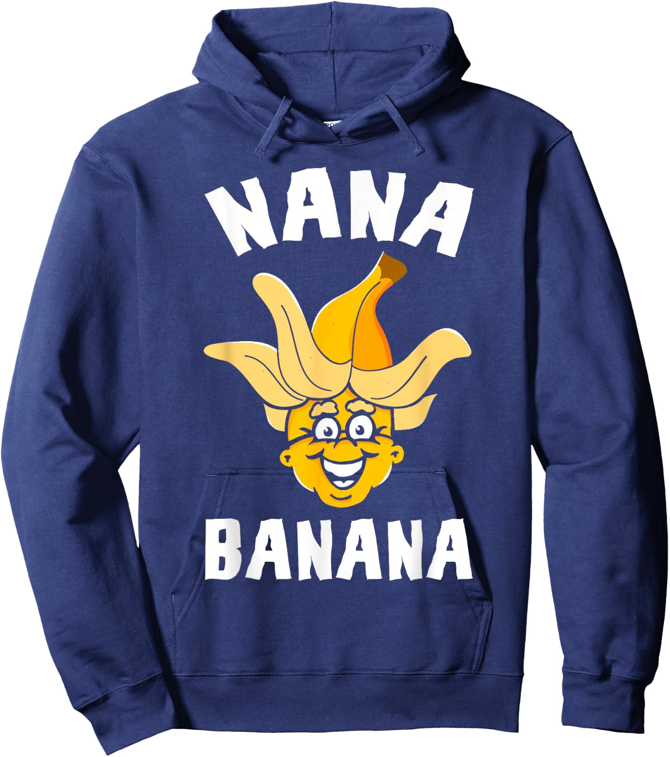 Funny Gift Nana Banana Gift Hoodie - Hoodie | Navy