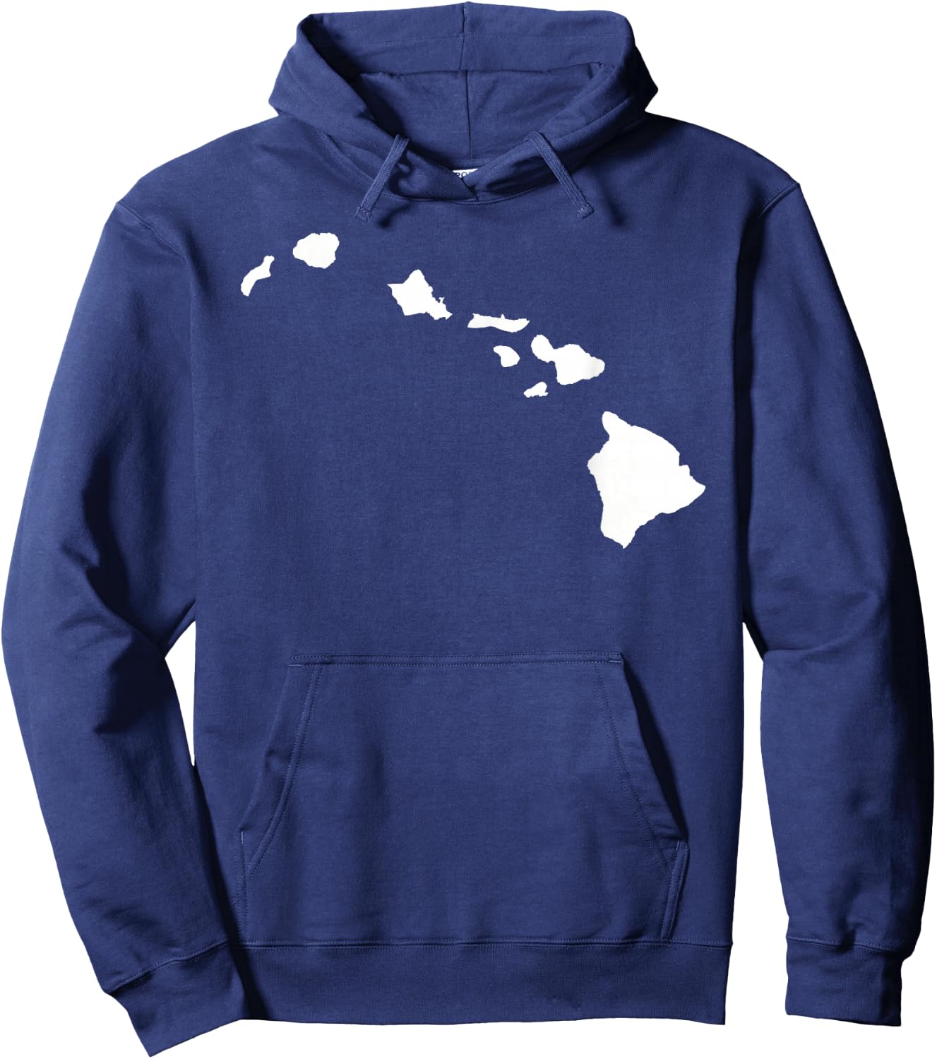 Hawaii map Hoodie - Hoodie | Navy