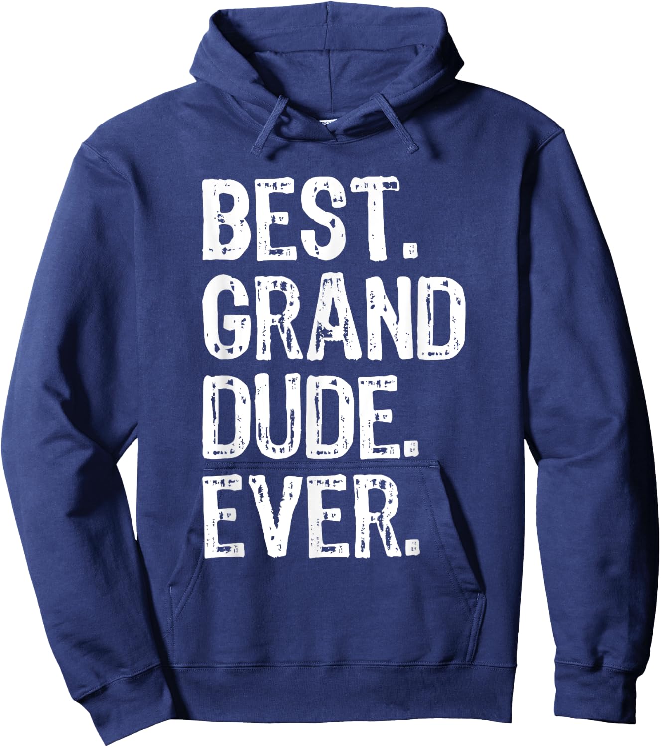 Best Grand-Dude Ever Cool Funny GrandDude Hoodie - Hoodie | Navy
