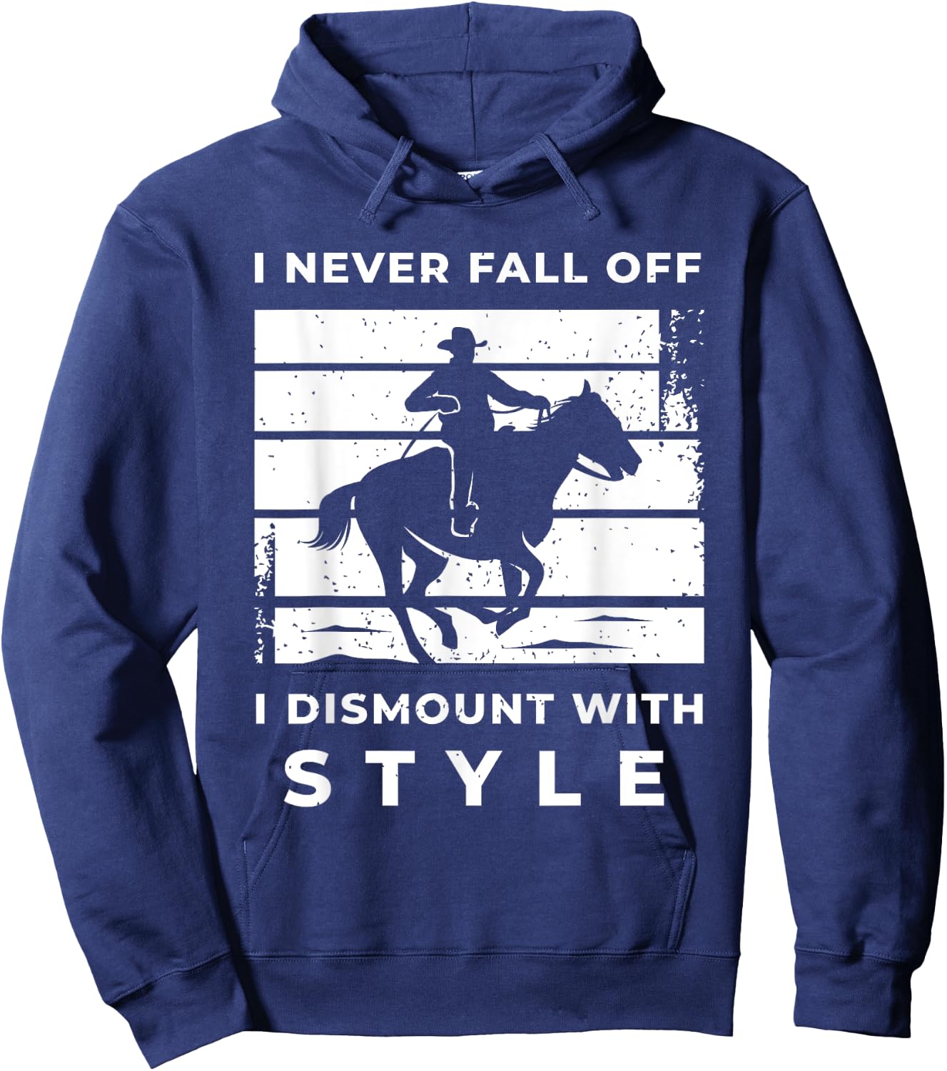 Funny Horse Quote Outfit For A Lover Of Horse Hoodie - Hoodie | Navy