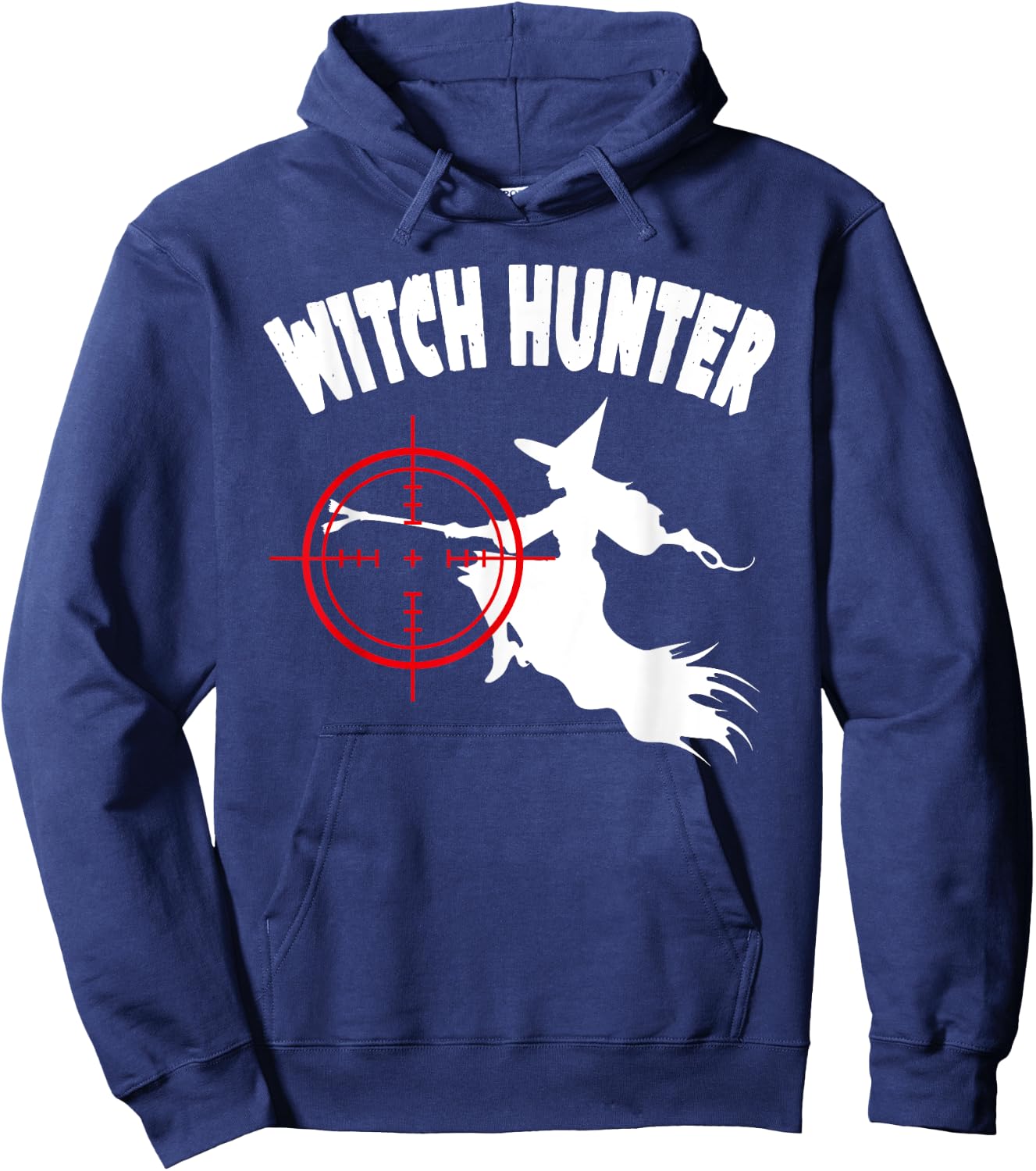 Witch Hunter Funny Party Halloween Hoodie - Hoodie | Navy