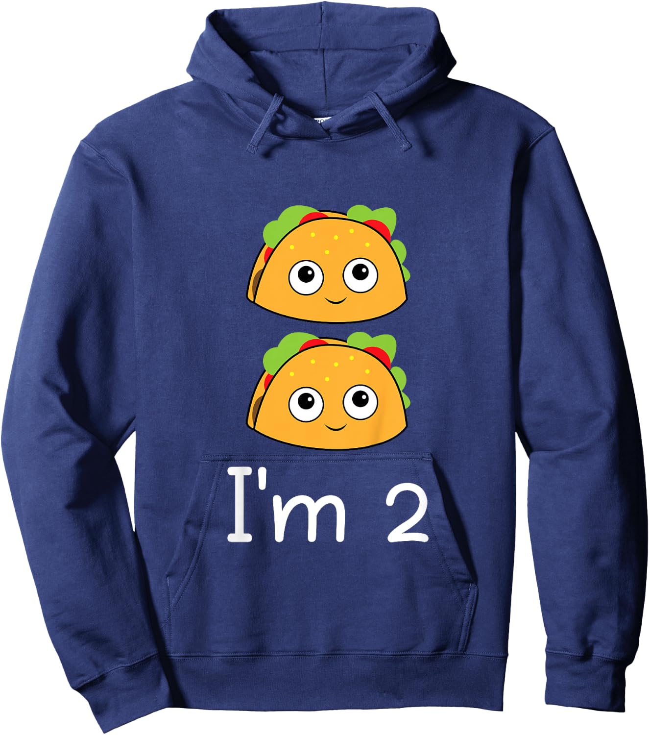 Taco Twosday Taco 2nd Birthday Hoodie - Hoodie | Navy