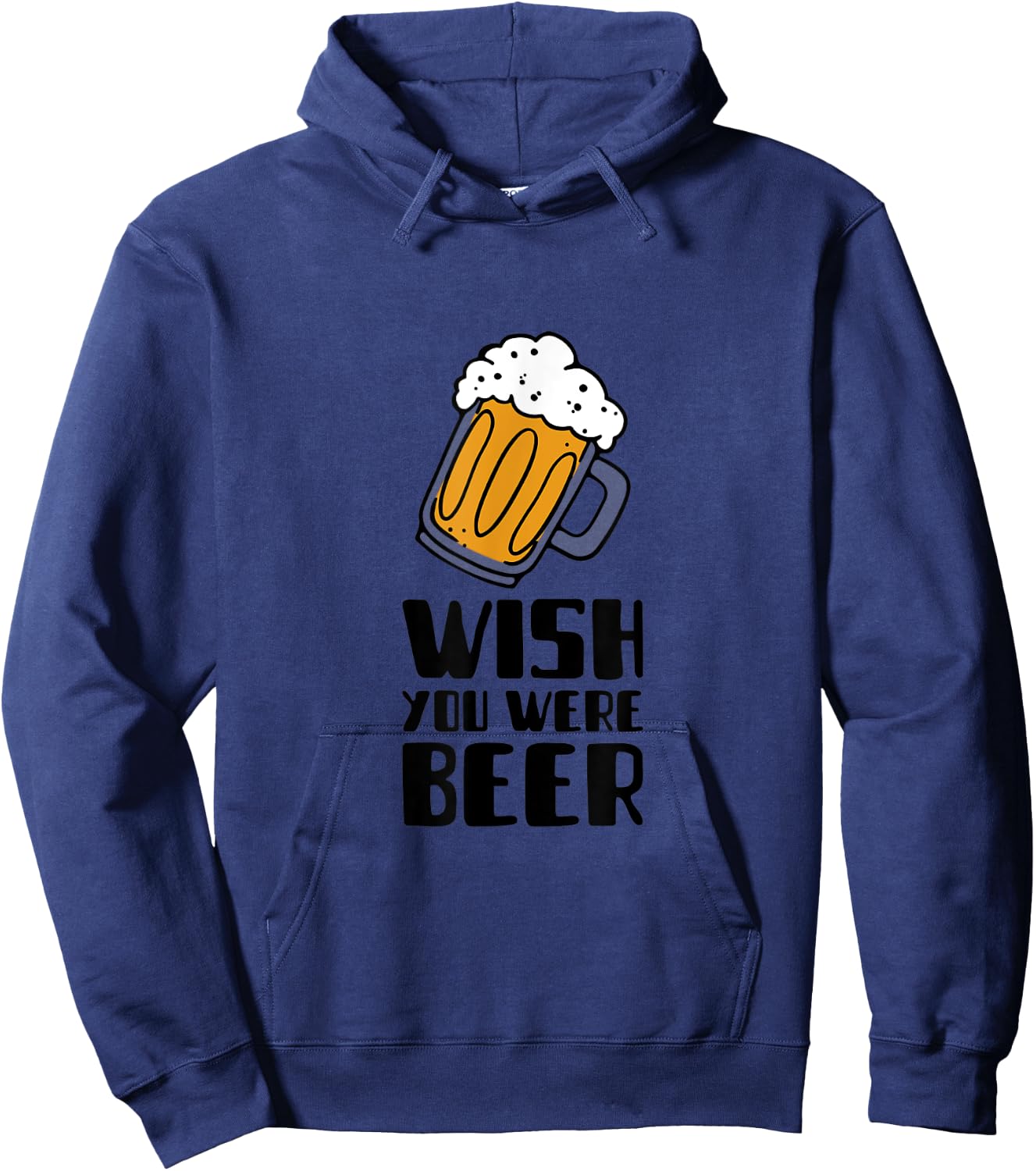 Wish you were beer! Hoodie - Hoodie | Navy