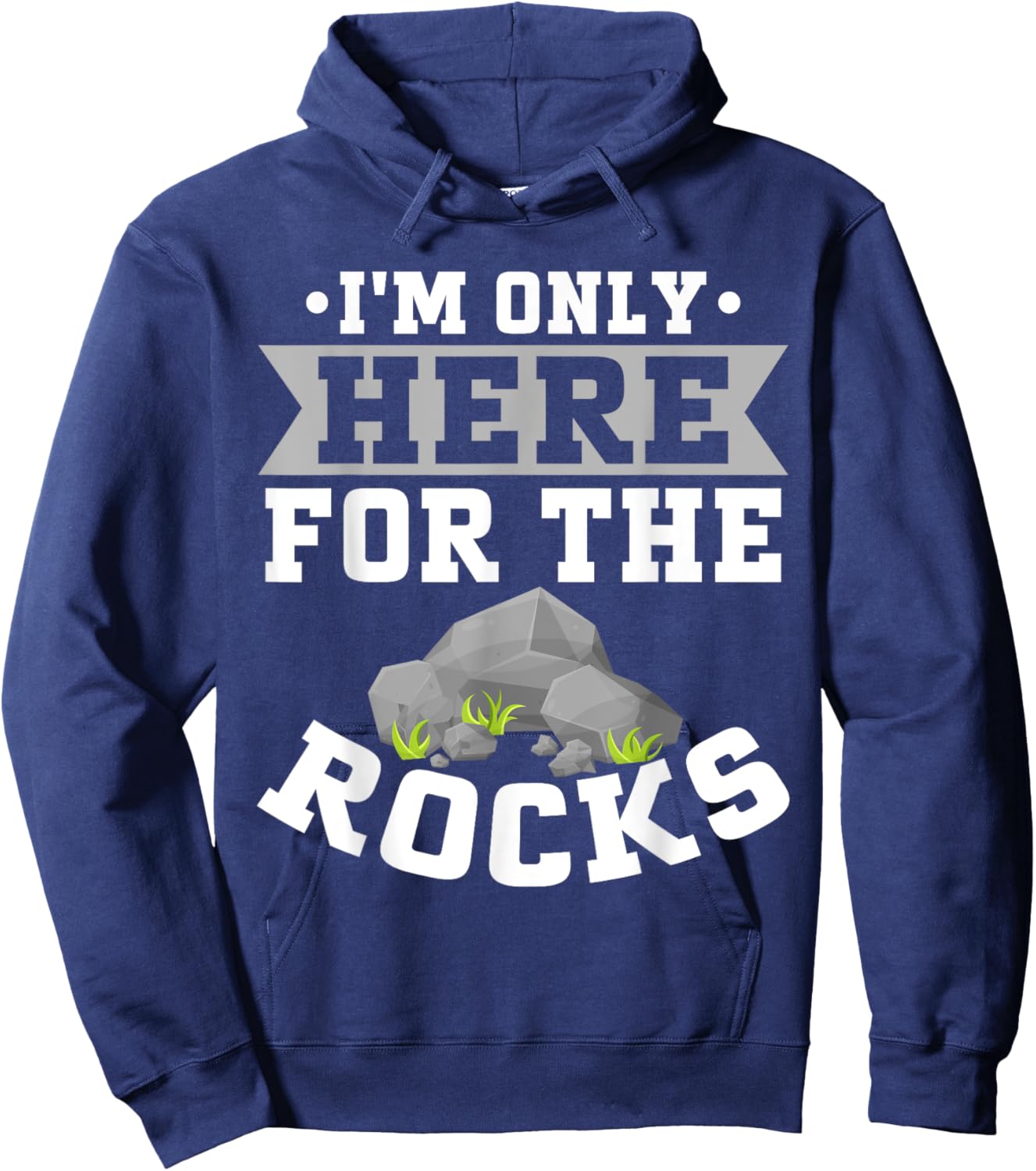 I'm Only Here for the Rocks Mineral Collection Hoodie - Hoodie | Navy
