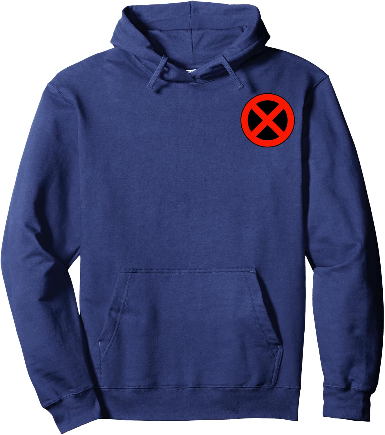 Marvel X-Men Small Pocket Size Classic X Logo Hoodie - Hoodie | Navy
