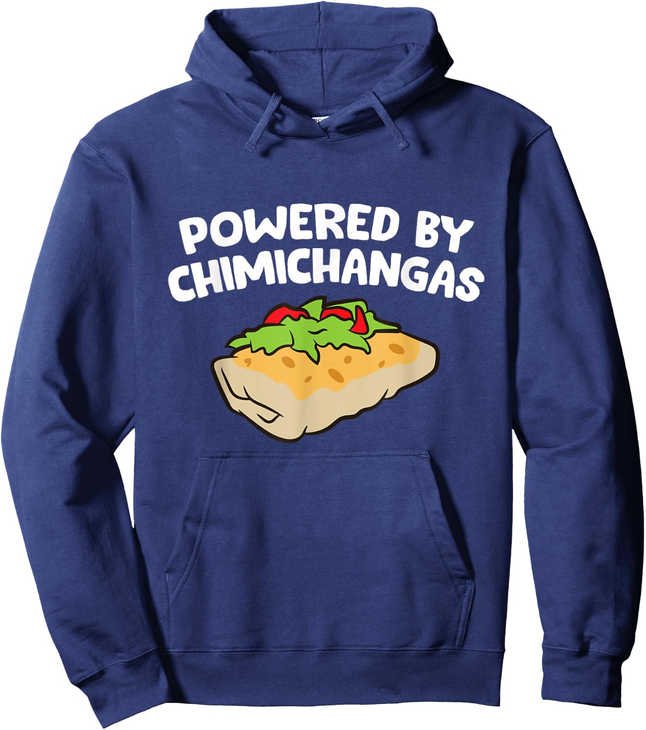 Powered By Chimichangas Hoodie - Hoodie | Navy