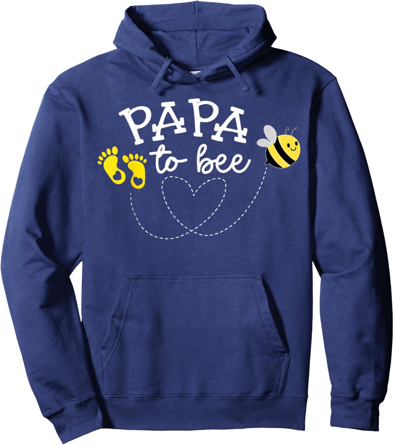 Papa to Bee Pregnancy Announcement Baby Shower Hoodie - Hoodie | Navy