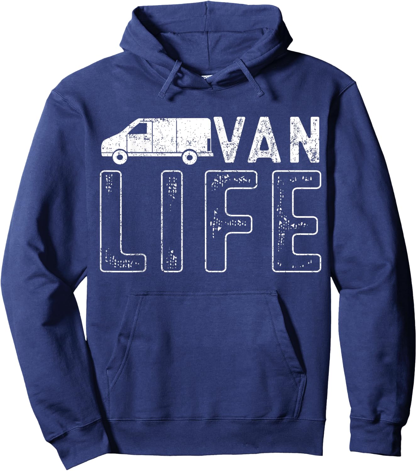 Vanning Vanlife Van Life Hoodie - Hoodie | Navy