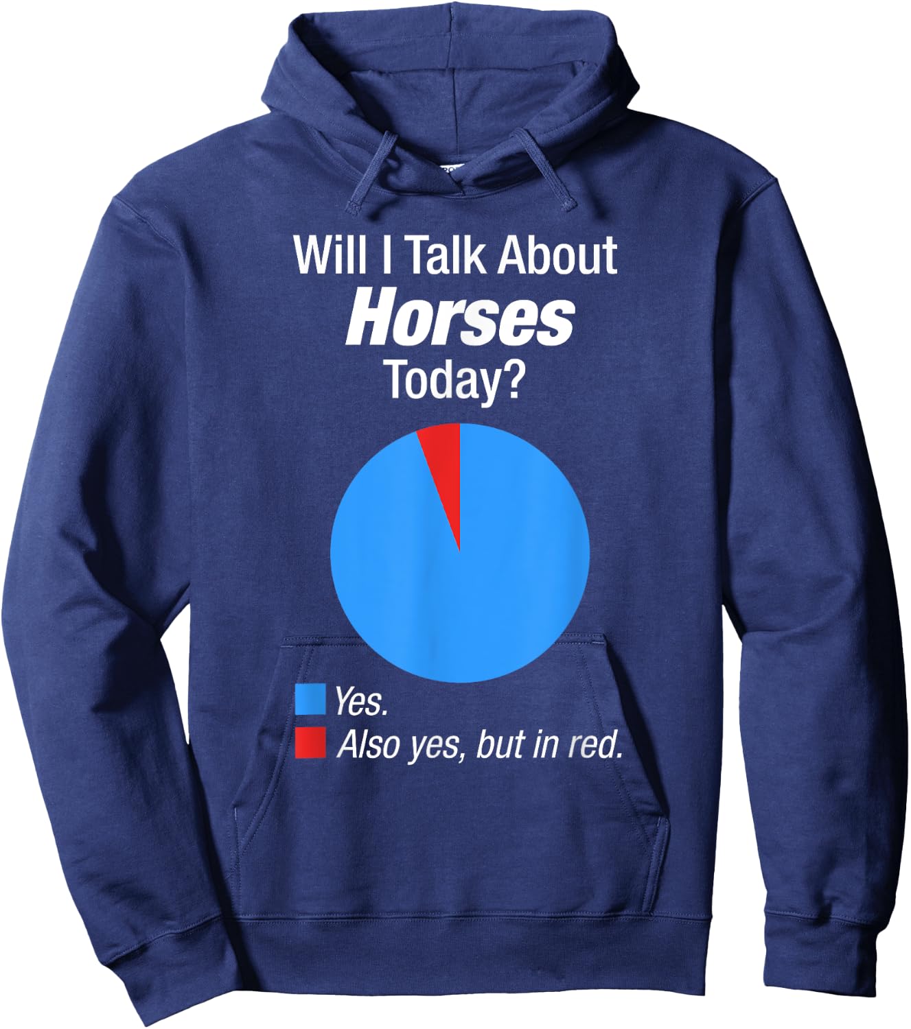 Horse Lover Obsessed Gift Hoodie - Hoodie | Navy