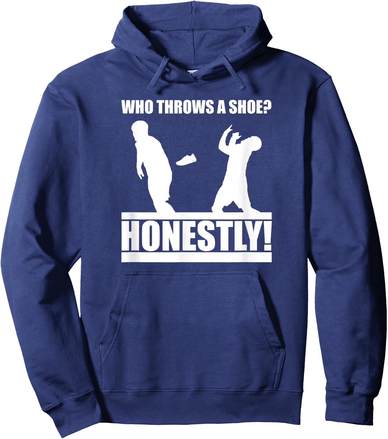 The CT Challenge Who Throws a Shoe? Honestly! Hoodie - Hoodie | Navy