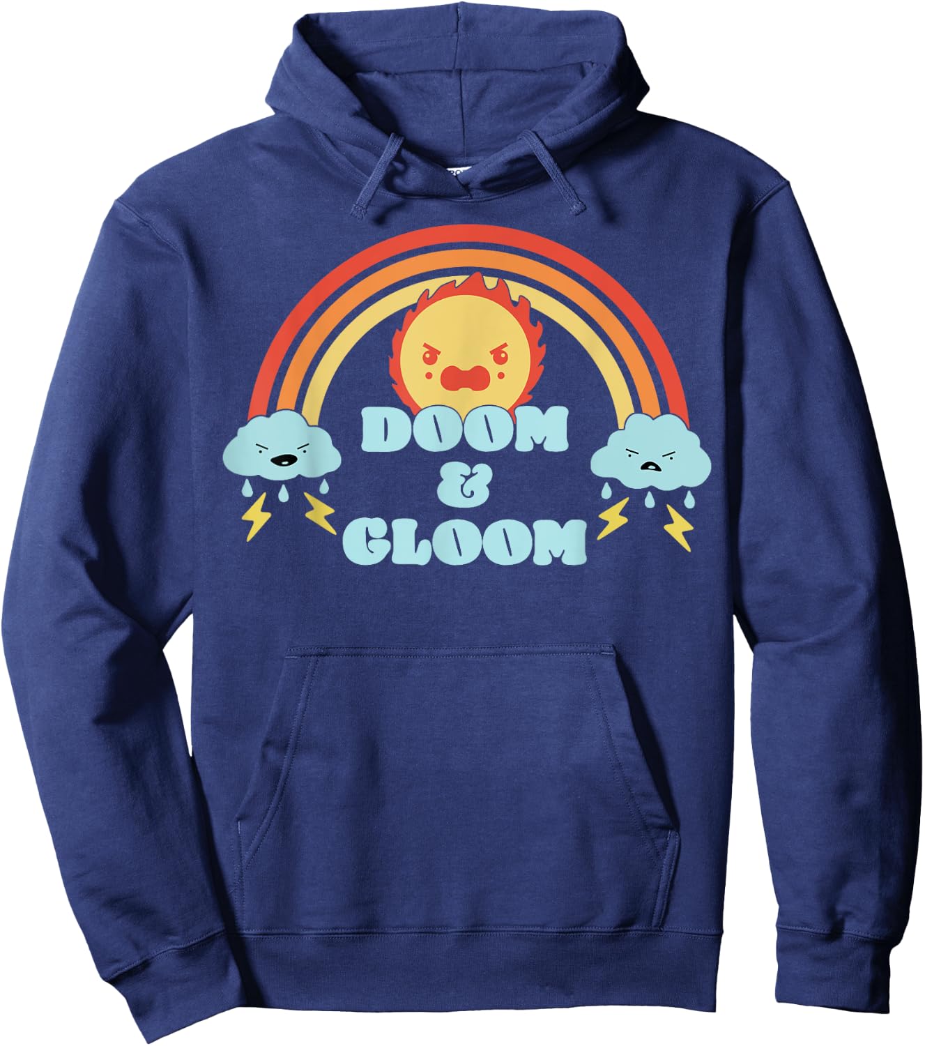 Doom And Gloom Hoodie - Hoodie | Navy