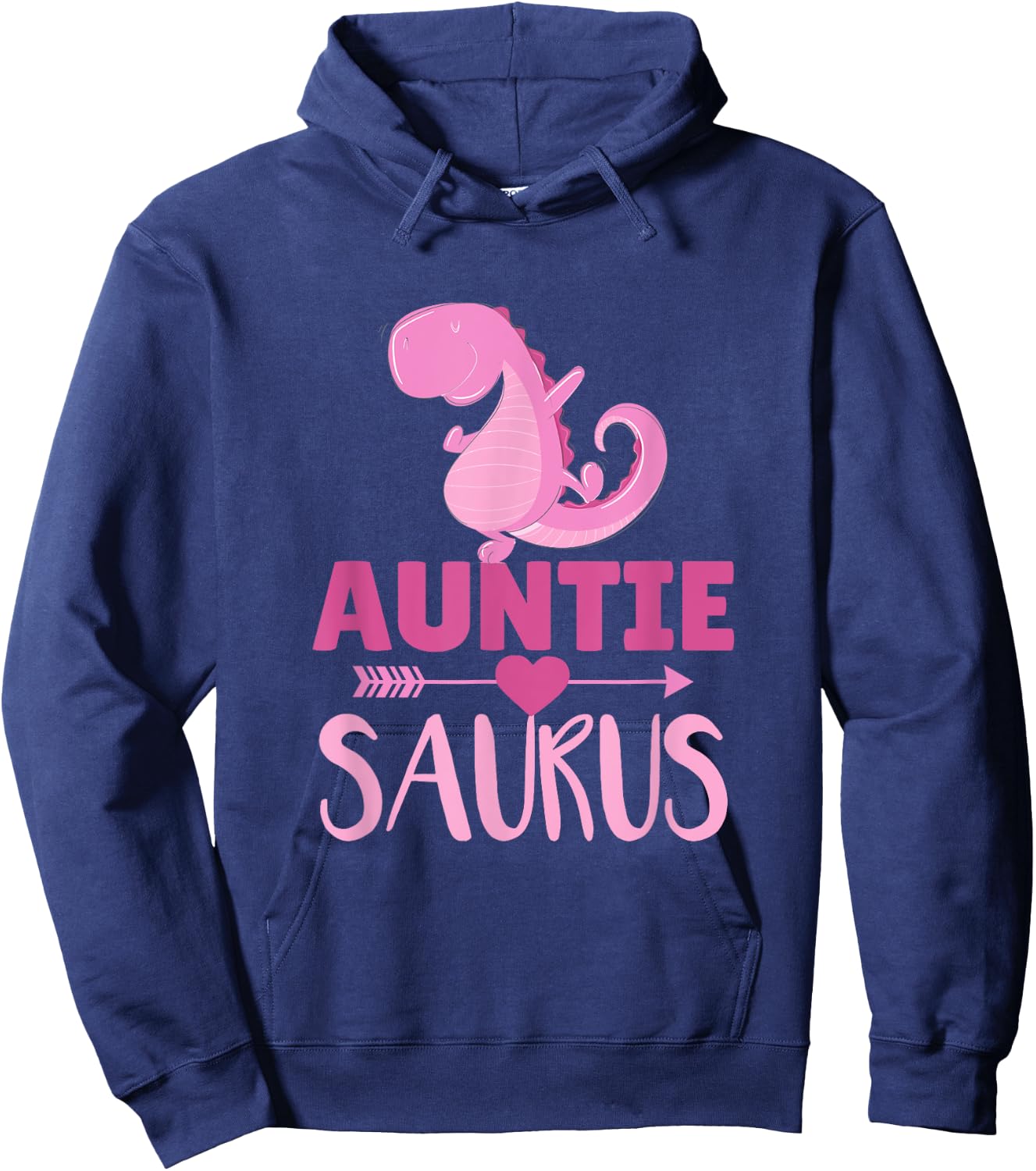 Auntiesaurus Auntie T Rex Dino Familie for Aunt Hoodie - Hoodie | Navy