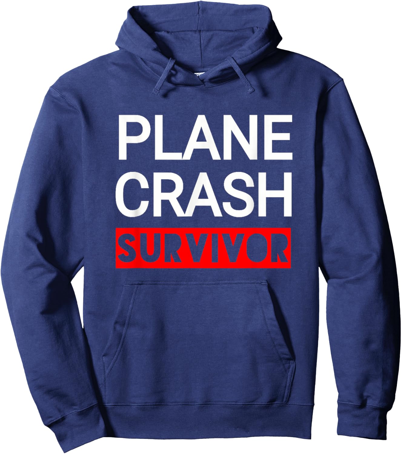 Plane Crash Survivor Hoodie - Hoodie | Navy
