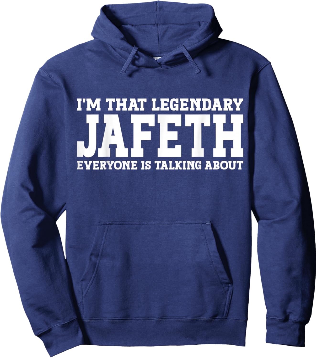 Jafeth Personal Name First Name Funny Jafeth Hoodie - Hoodie | Navy