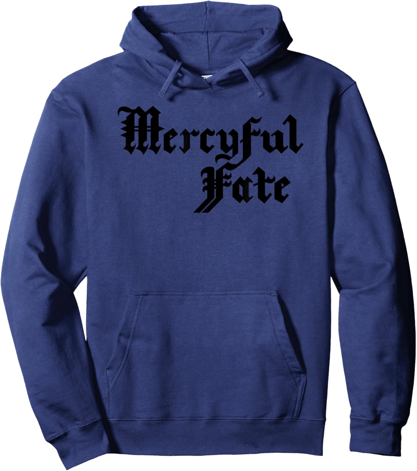 Black Funeral Cross Hoodie - Hoodie | Navy