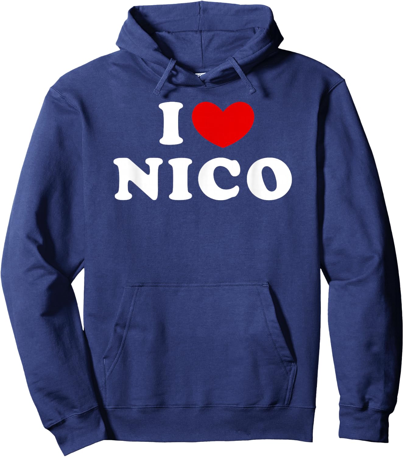 I Love Nico, I Love Nico Hoodie - Hoodie | Navy