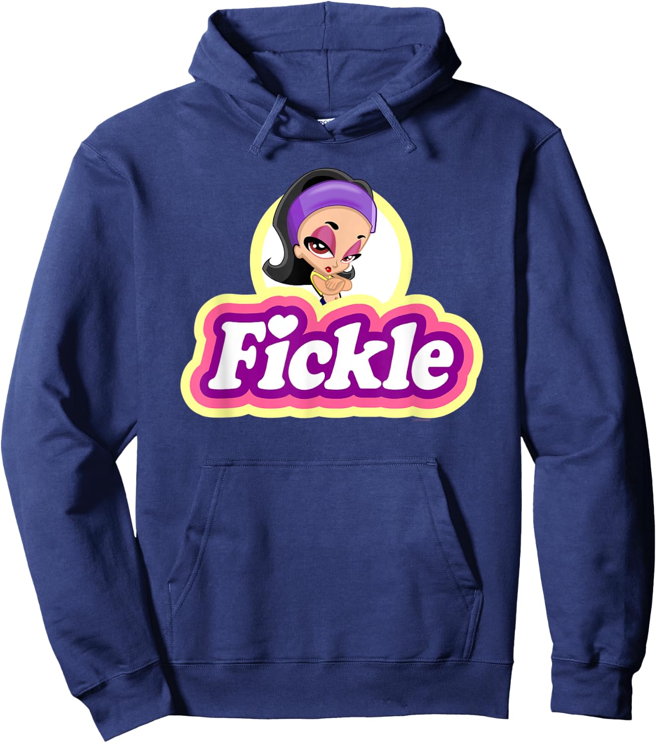 FICKLE Tough Girl Hoodie - Hoodie | Navy