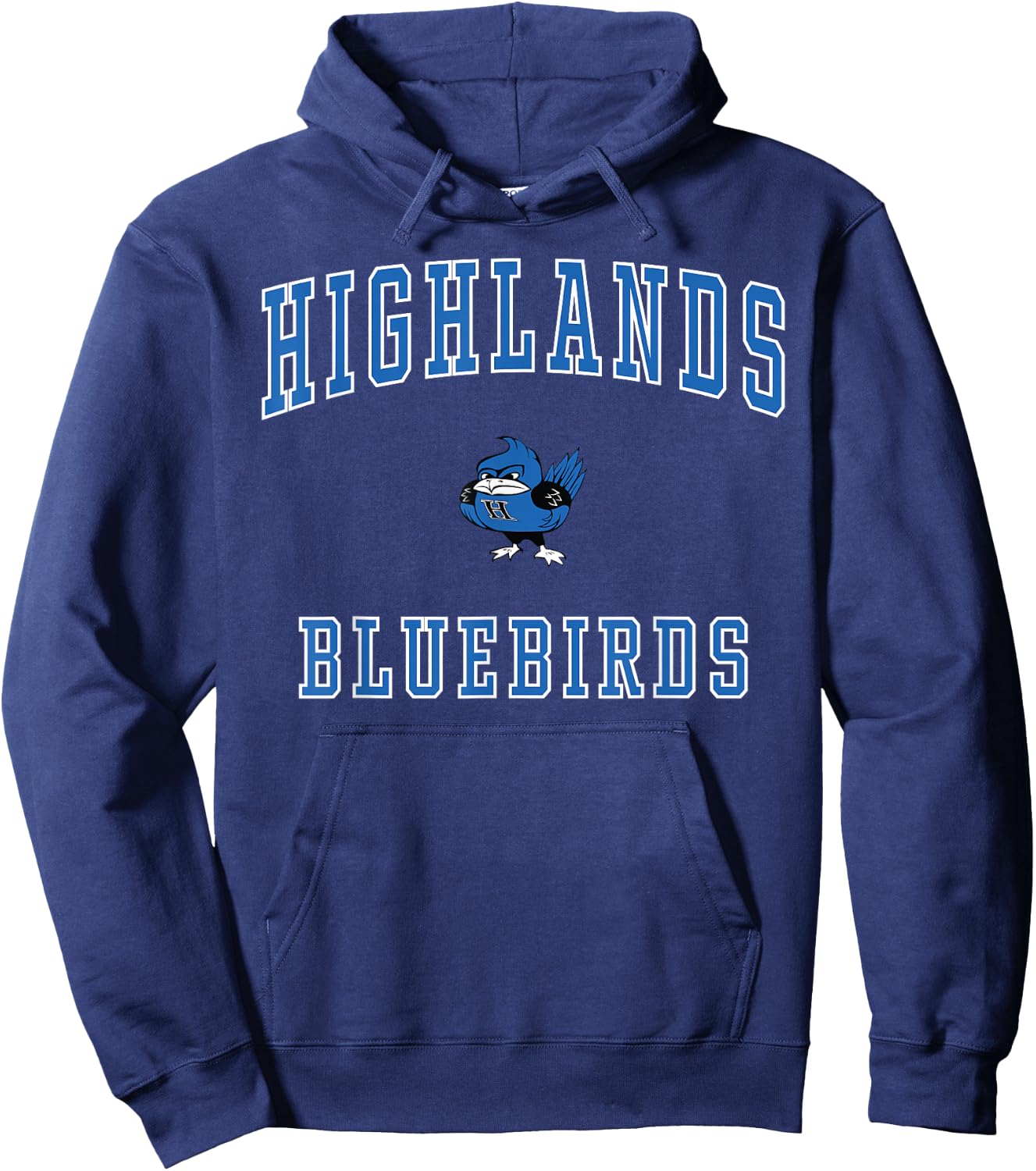 Highlands High School Bluebirds Hoodie - Hoodie | Navy