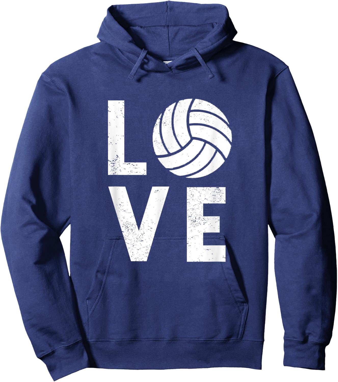 Love Volleyball Team Volleyball Hoodie - Hoodie | Navy