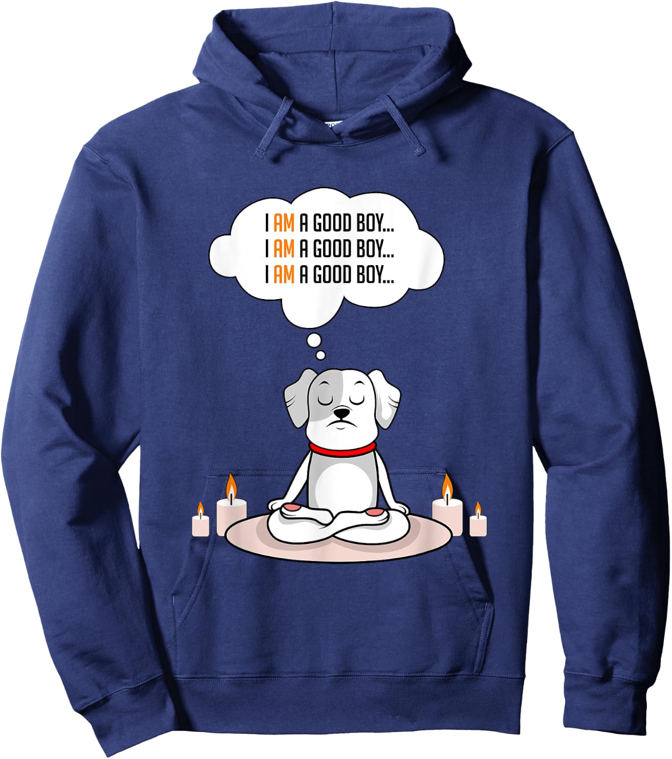 Dog Good Boy Dog Lover Hoodie - Hoodie | Navy