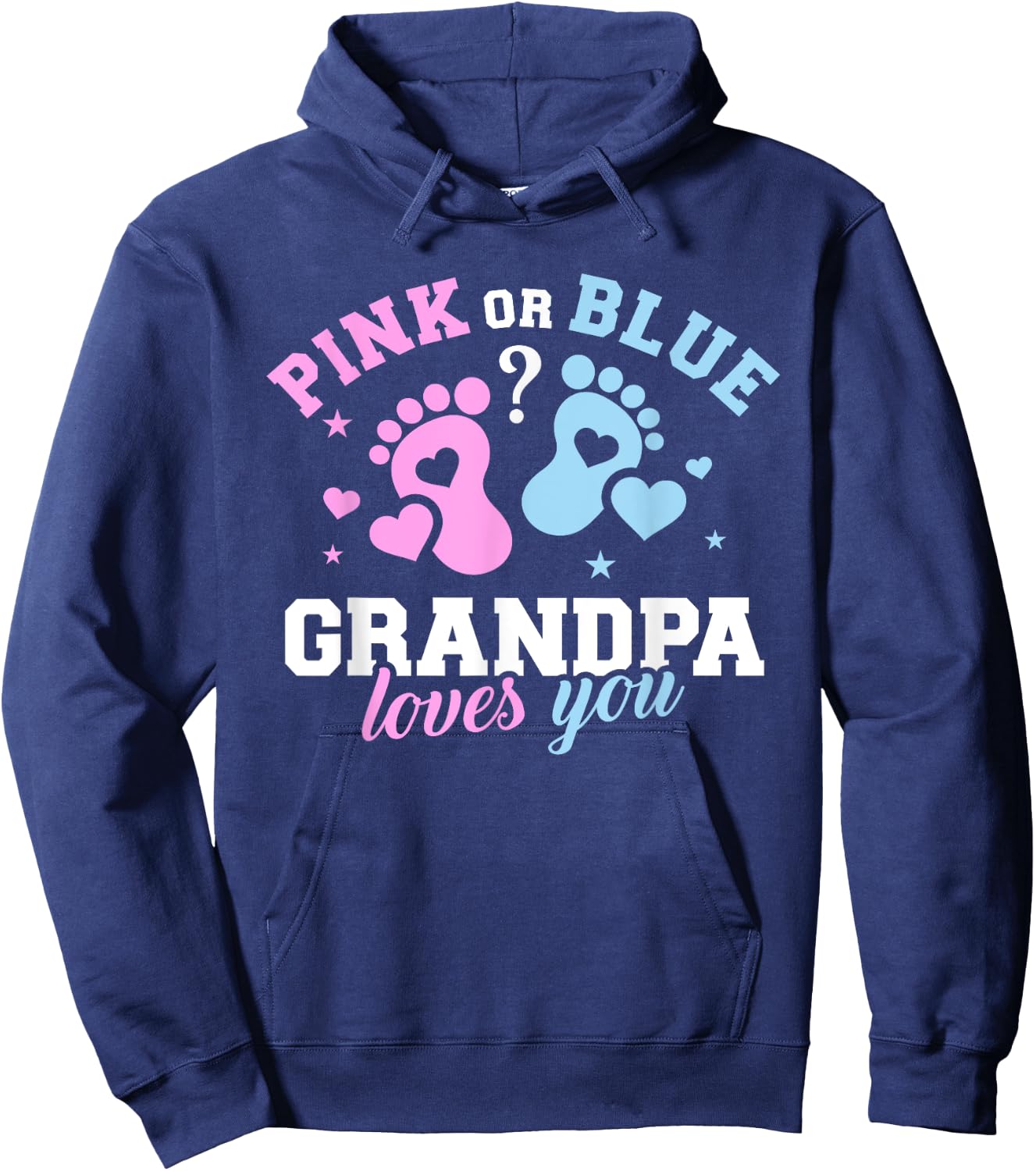 Gender reveal grandpa Hoodie - Hoodie | Navy