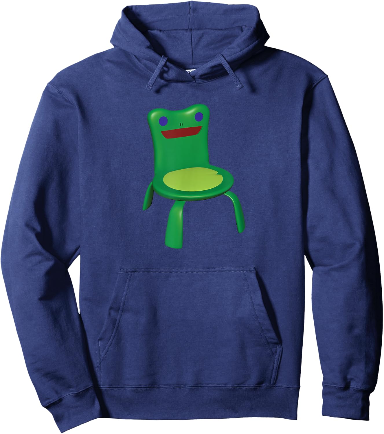 Froggy Chair Meme Hoodie - Hoodie | Navy