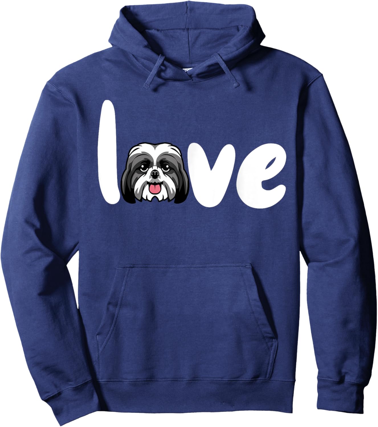 Shih Tzu Love Dog Hoodie - Hoodie | Navy