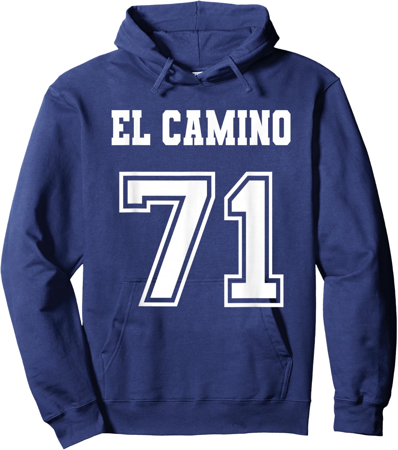 Jersey Style El Camino 71 1971 Hoodie - Hoodie | Navy