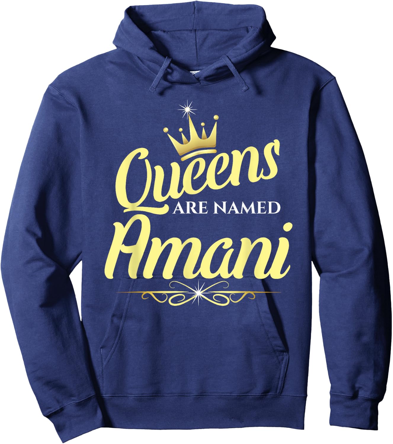 Queens Are Named Amani Hoodie - Hoodie | Navy