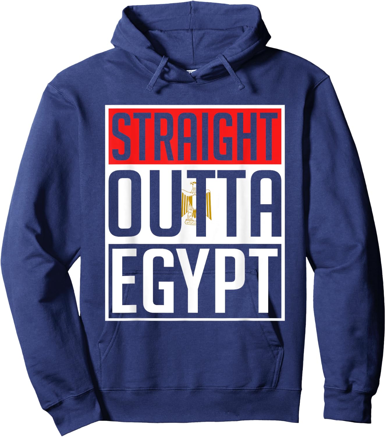 Straight Outta Egypt Hoodie - Hoodie | Navy