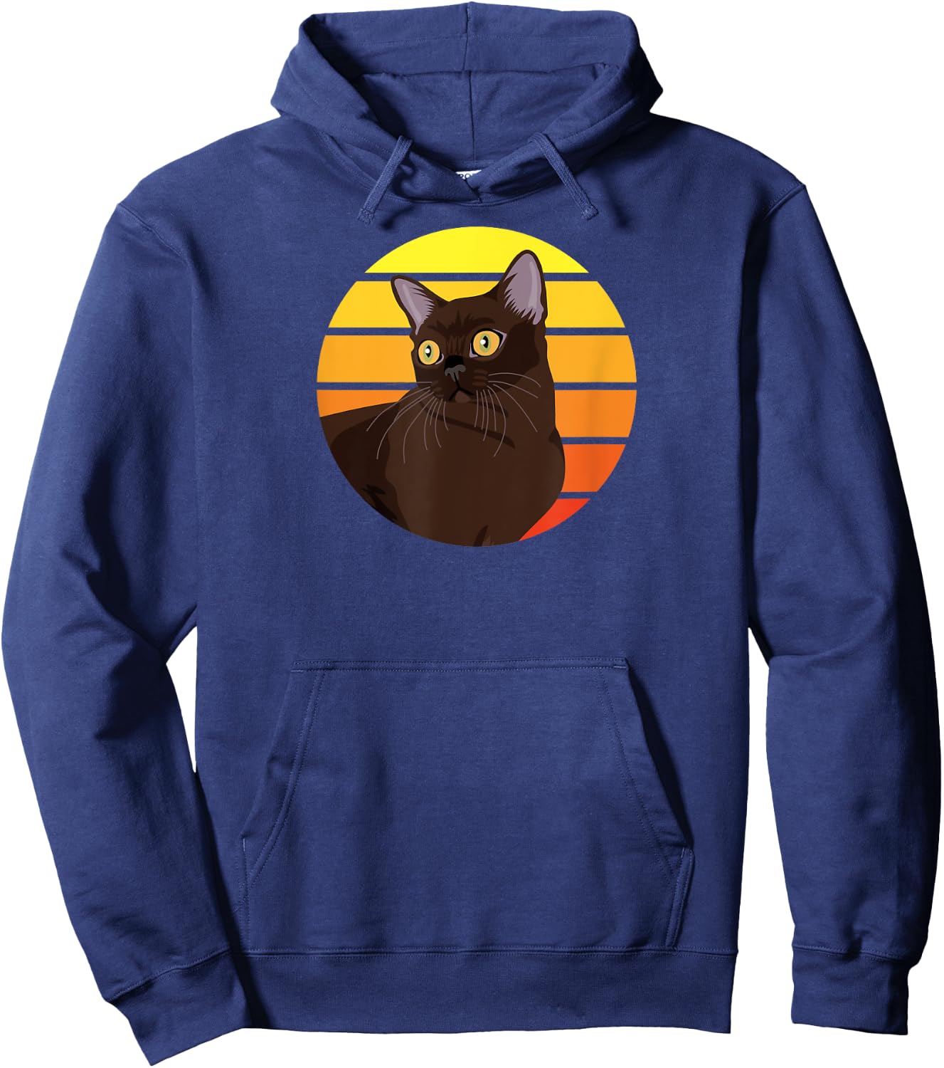 Burmese Cat Lover Gift Hoodie - Hoodie | Navy