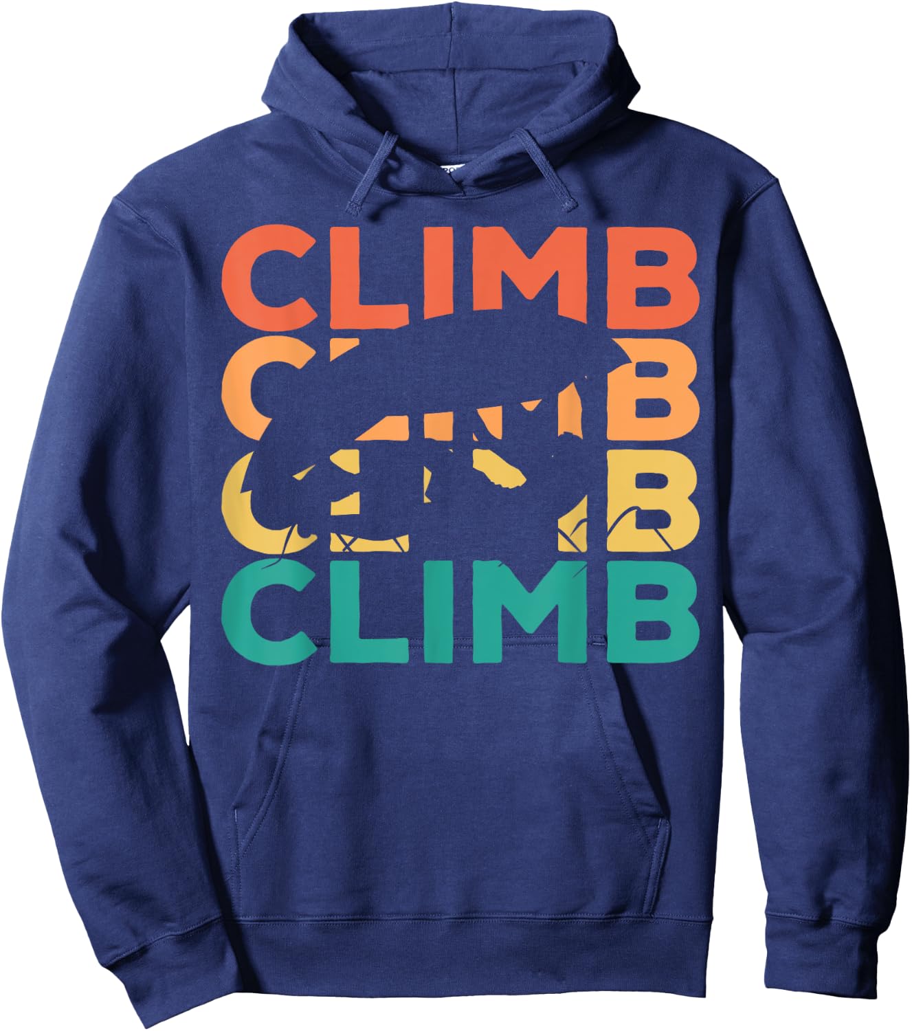 Retro Vintage Climbing Gift Climbers Hoodie - Hoodie | Navy