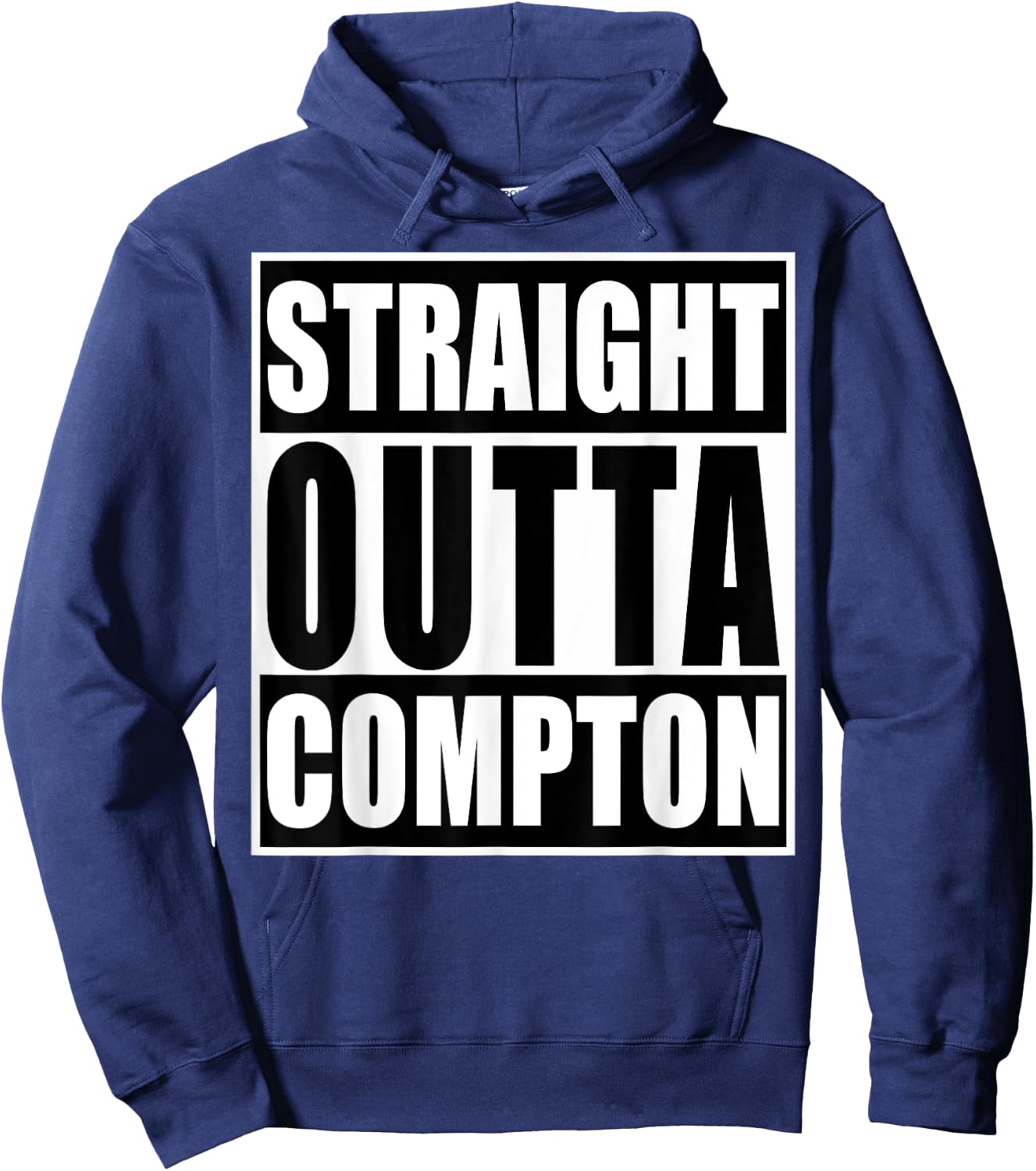 Straight Out Of Compton Funny Graphic Hoodie - Hoodie | Navy