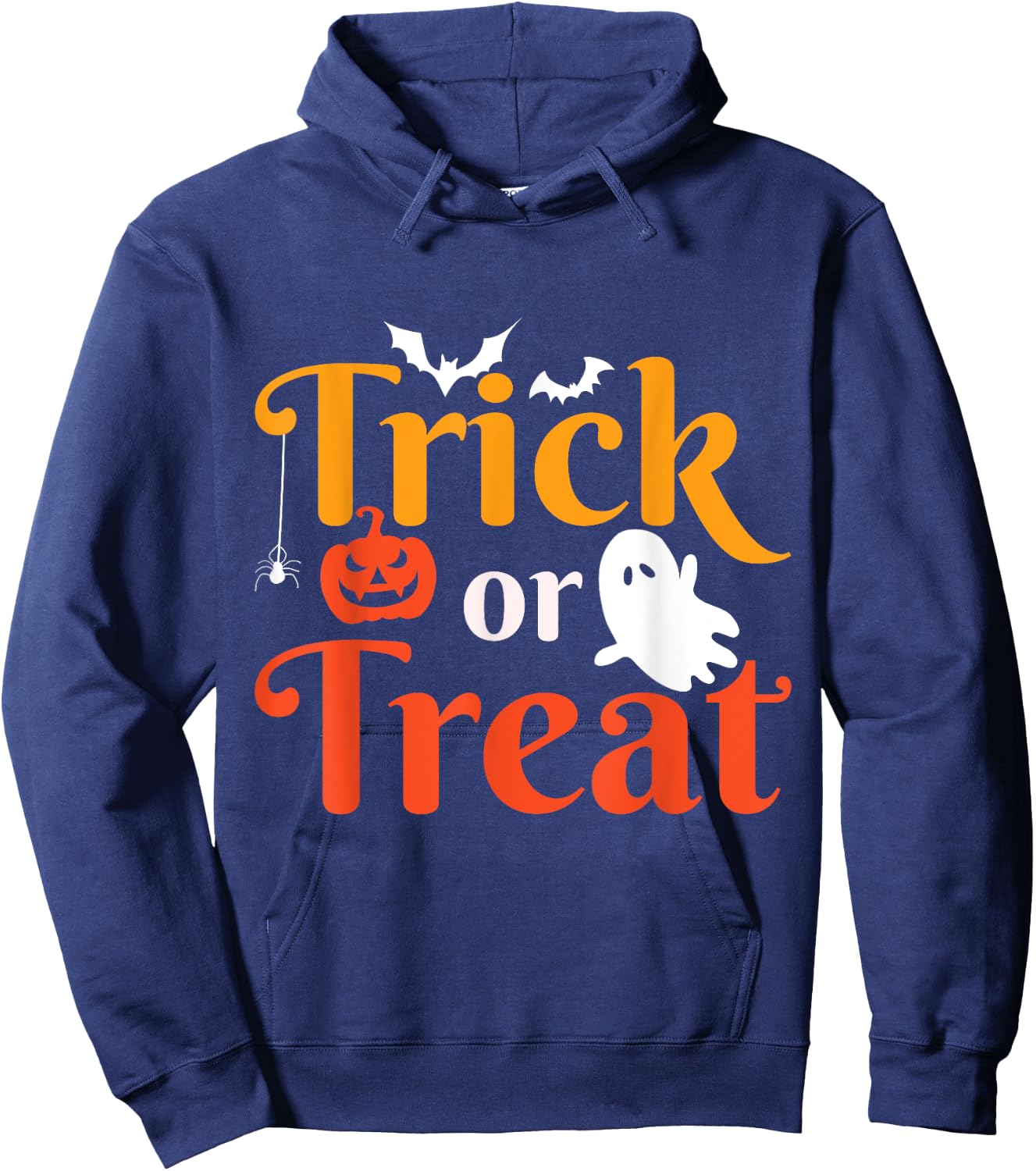 Trick Or Treat Halloween Hoodie - Hoodie | Navy