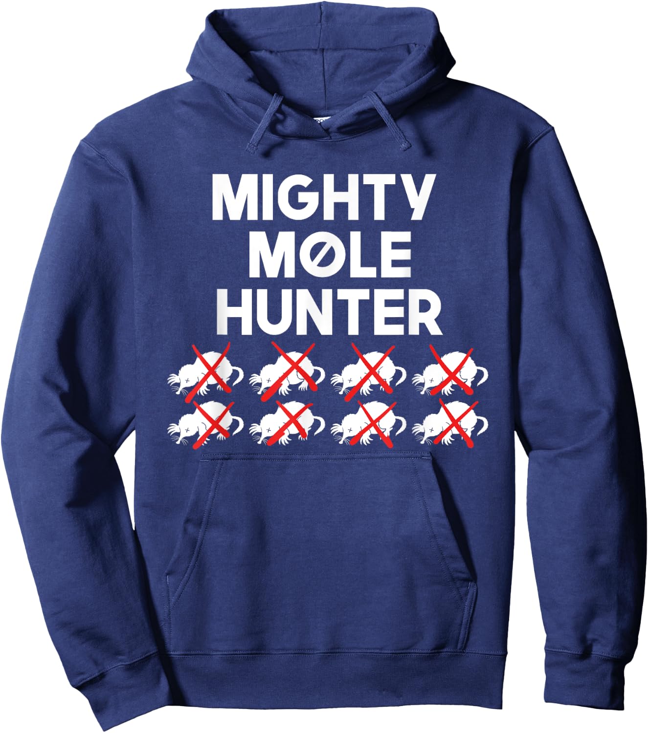 Mighty Mole Hunter Hoodie - Hoodie | Navy