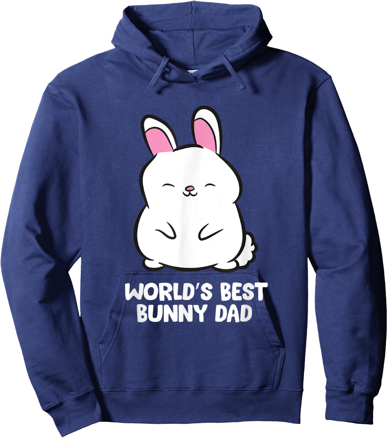 World's Best Bunny Dad Rabbit Bunny Dad Hoodie - Hoodie | Navy