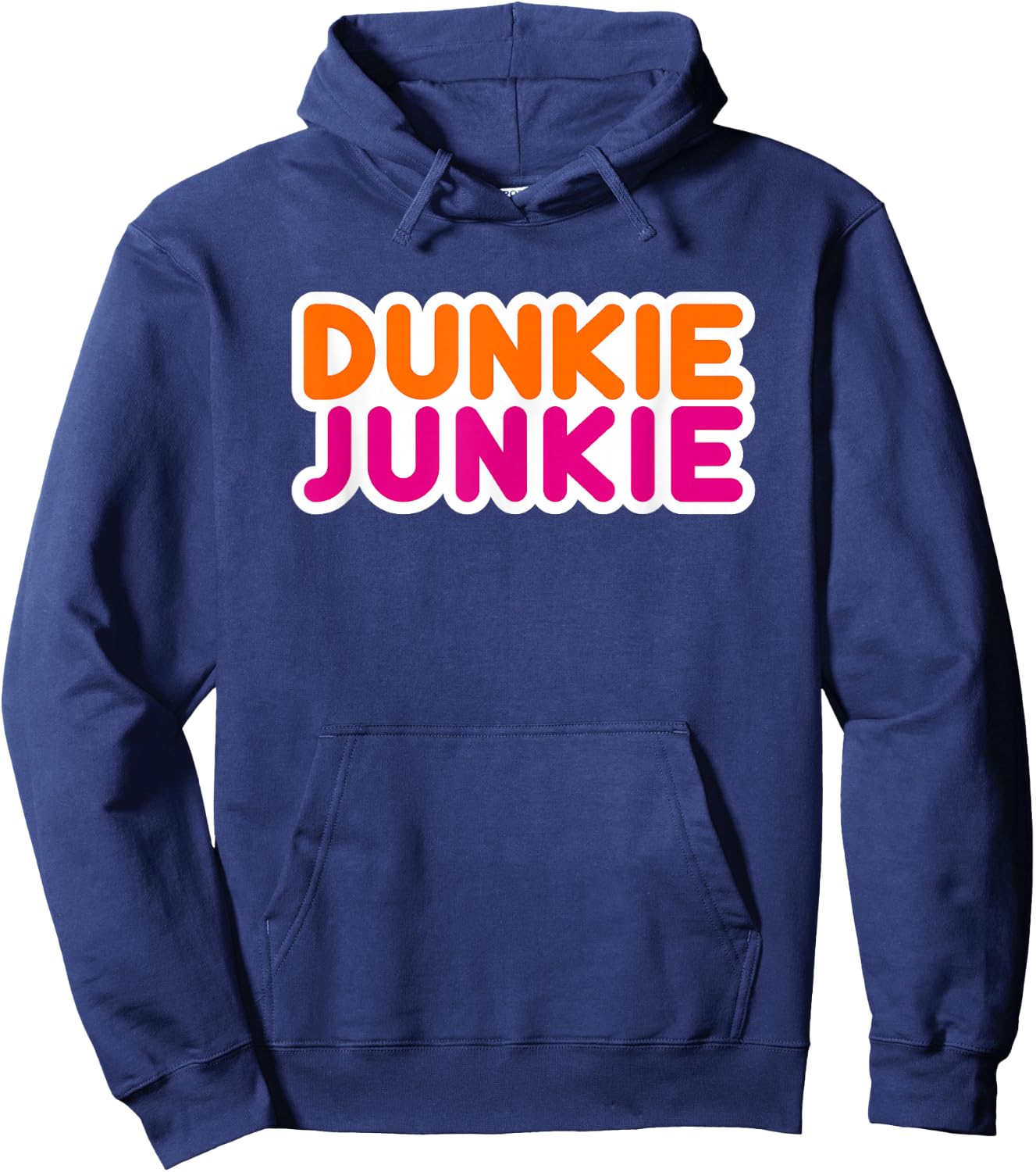 Dunkie Junkie - Funny Coffee Lover Gift Hoodie - Hoodie | Navy