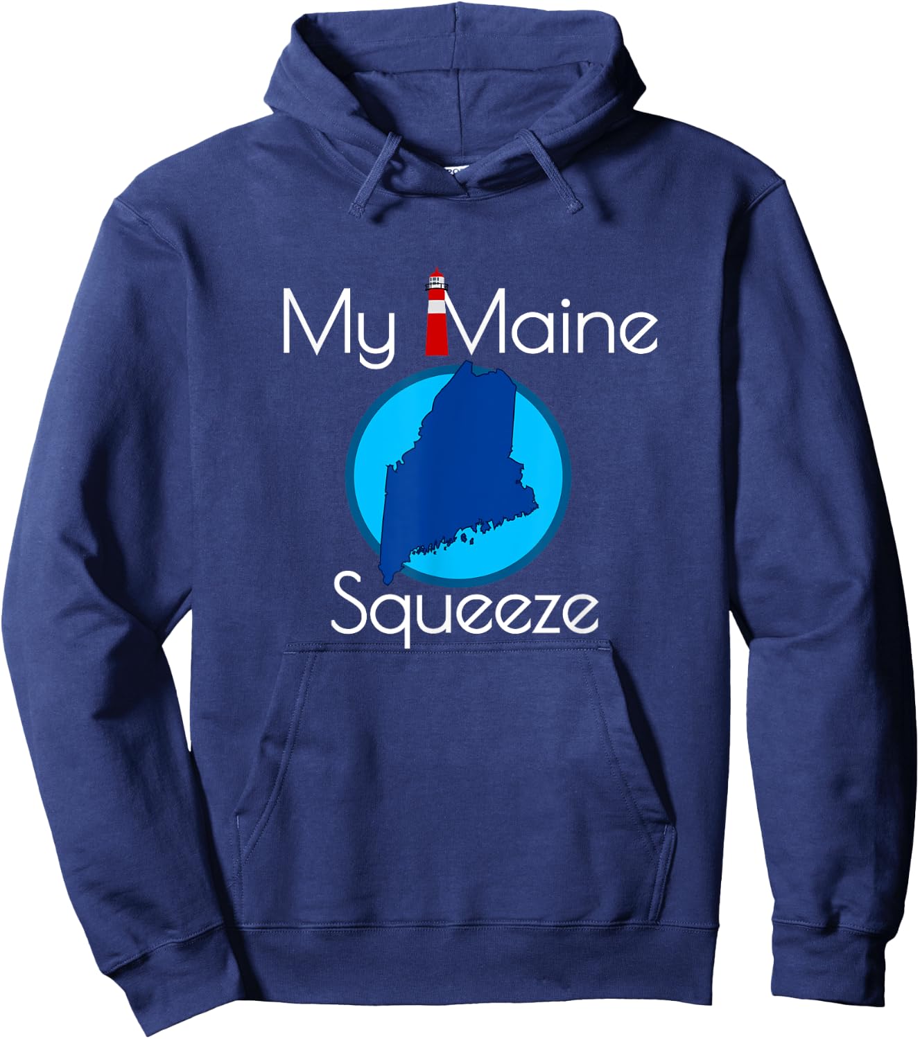 Maine Lovers | My Maine Squeeze Hoodie - Hoodie | Navy