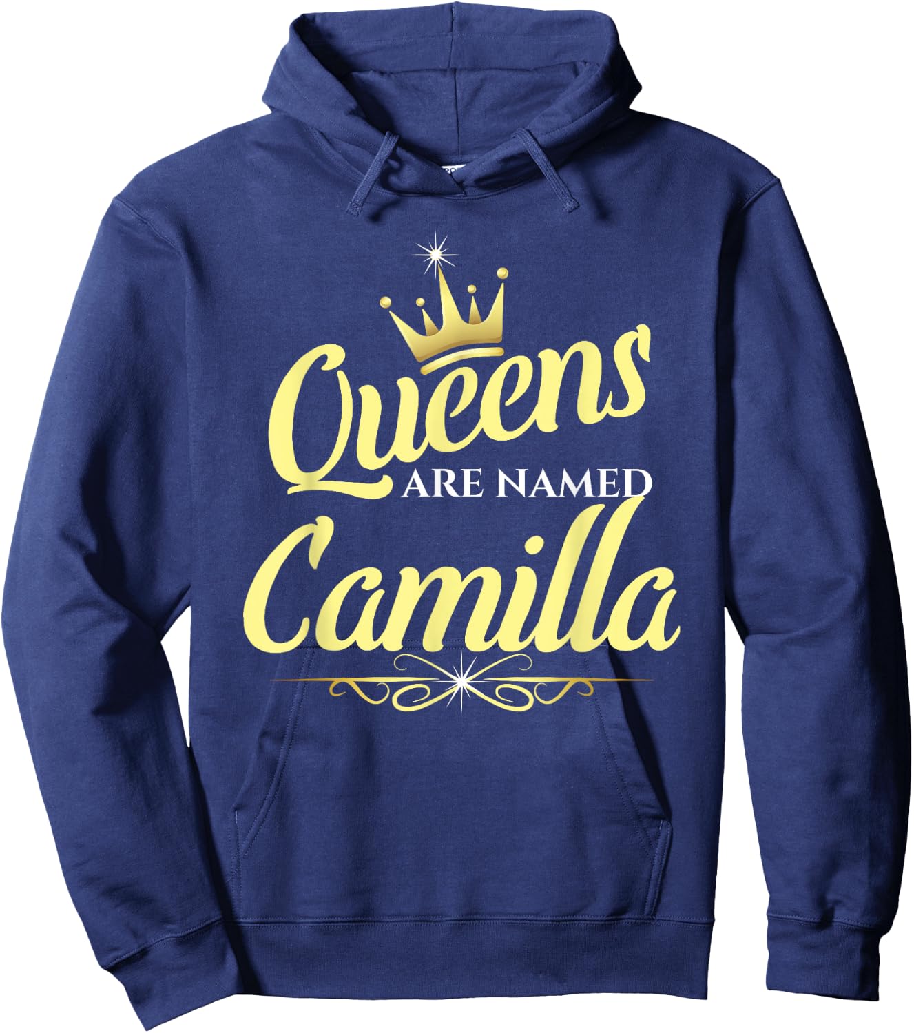 Queens Are Named Camilla Hoodie - Hoodie | Navy
