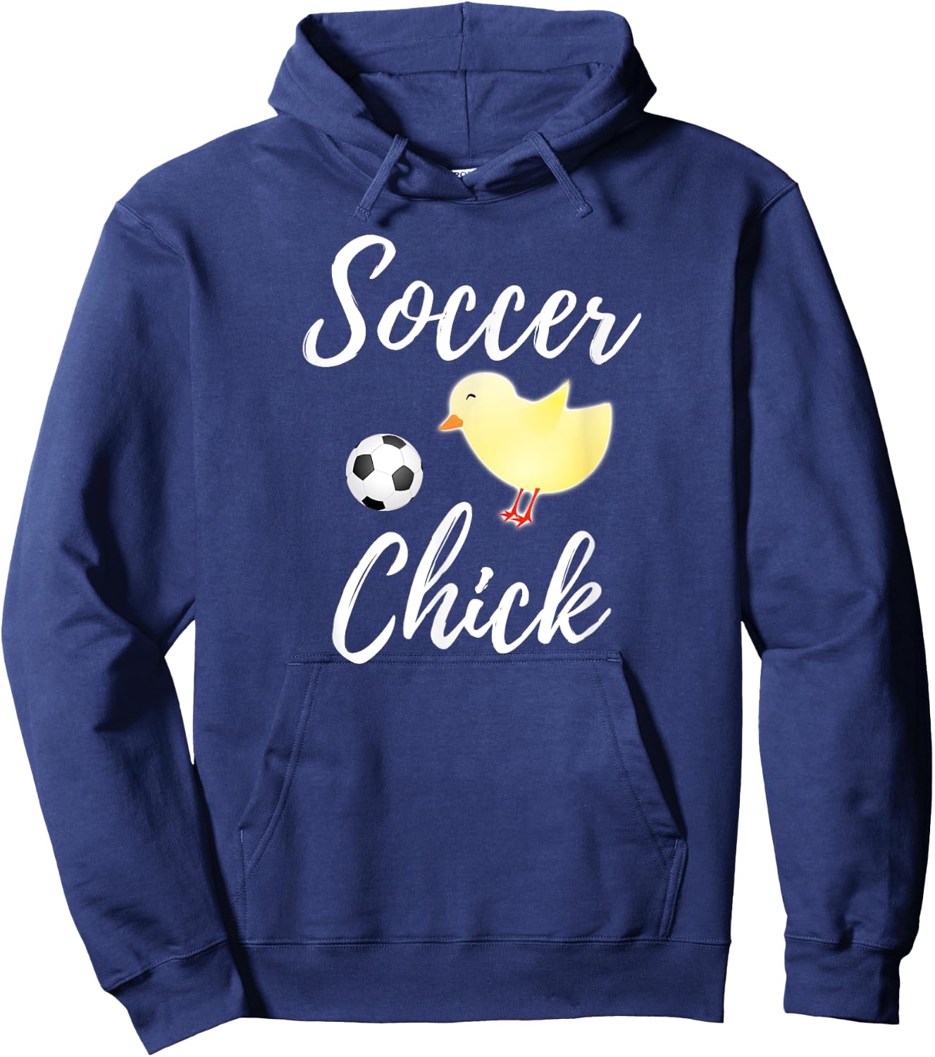 Soccer Chick Funny Soccer Chicken Lover Gift Hoodie - Hoodie | Navy