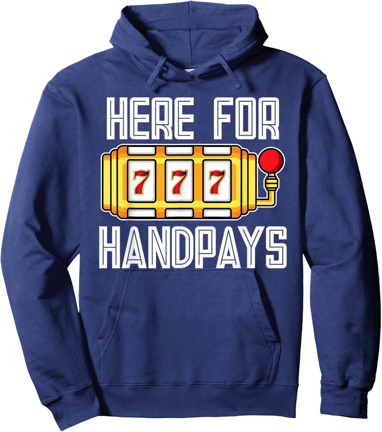 Handpay Slot Machine Hoodie - Hoodie | Navy